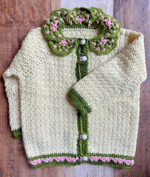 ♥ Rainbow Spring Fresh Cardigan ♥  - CROCHET PATTERN