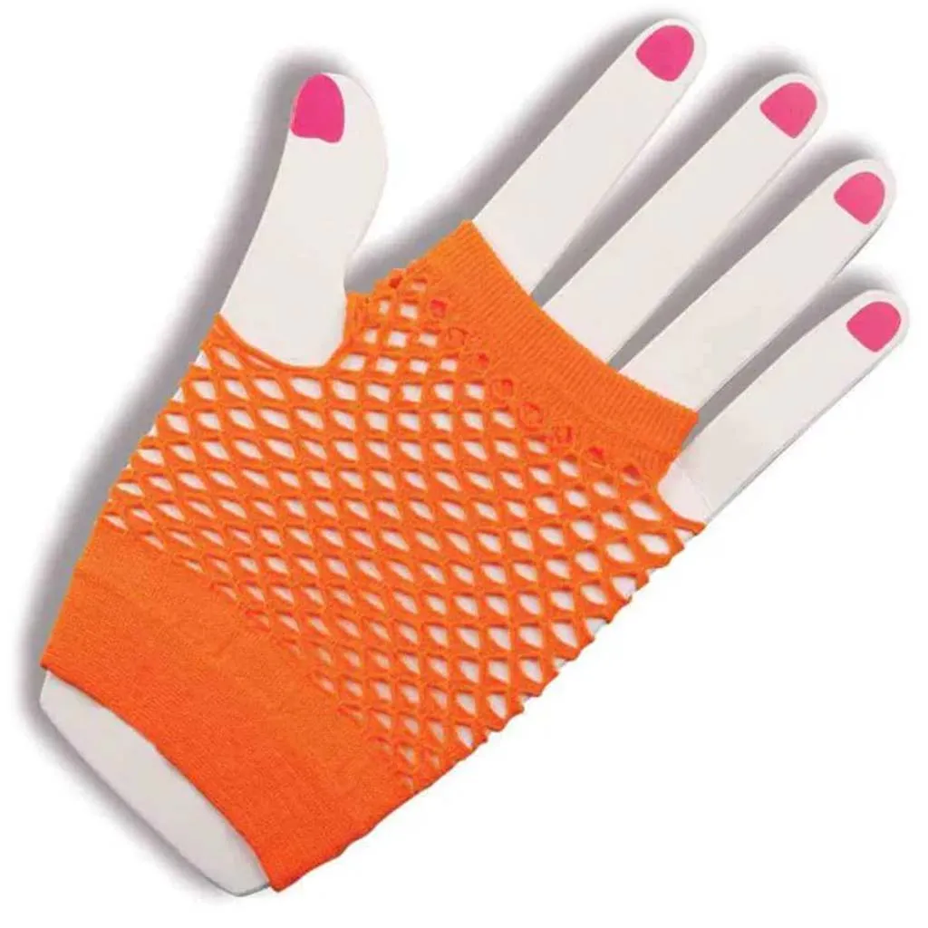 80's Fishnet Fingerless Gloves