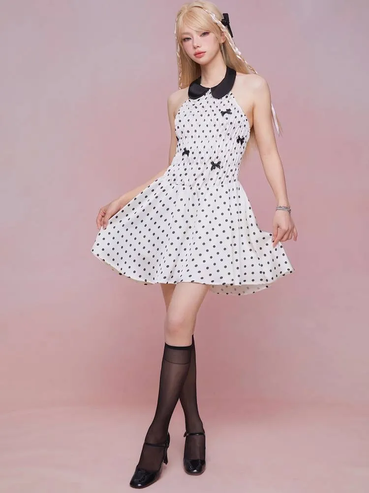 Babydoll sleeveless dress【s0000008928】