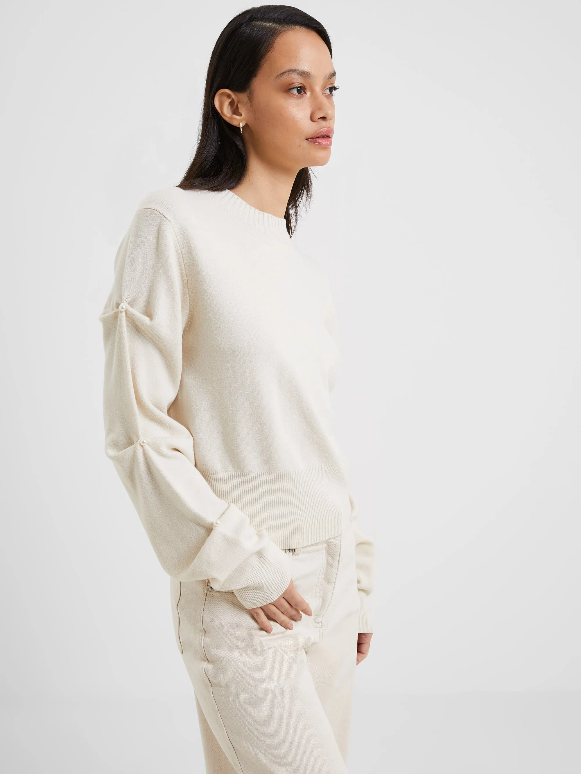 Babysoft Pearl Sleeve Sweater