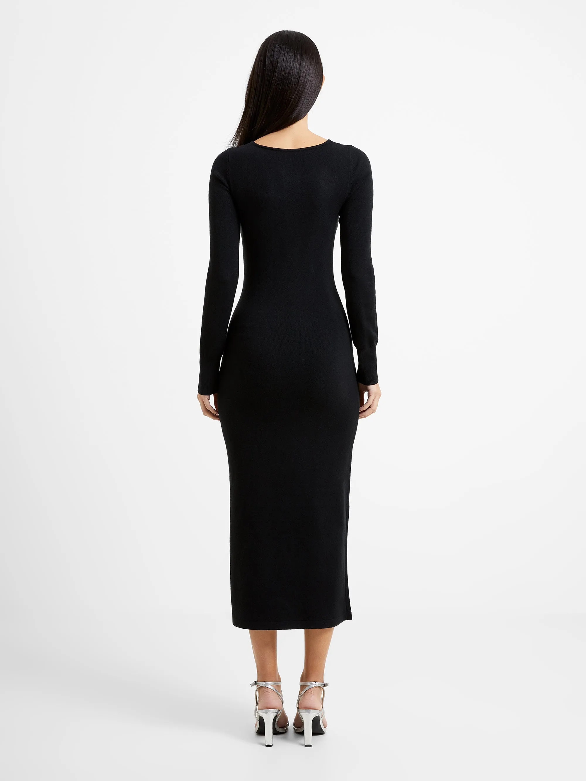 Babysoft Square Neck Midi Dress