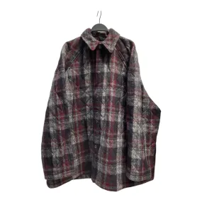 BALENCIAGA/Coat/49/Wool/MLT/Plaid/Balenciaga flannel padded jkt