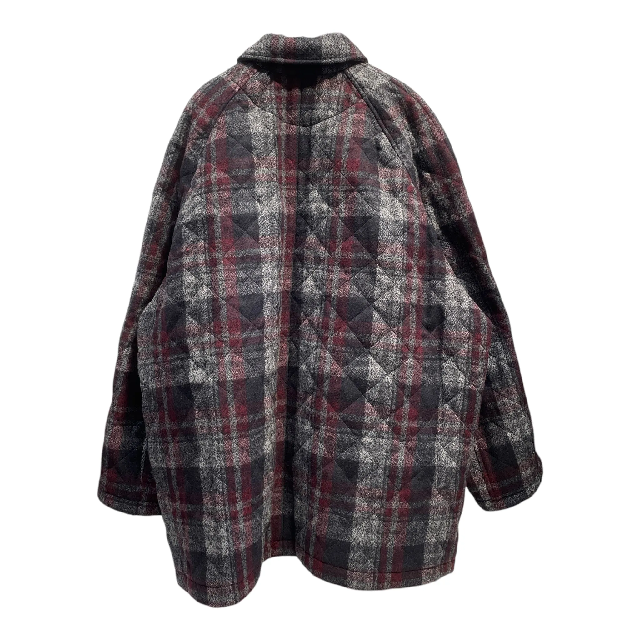 BALENCIAGA/Coat/49/Wool/MLT/Plaid/Balenciaga flannel padded jkt