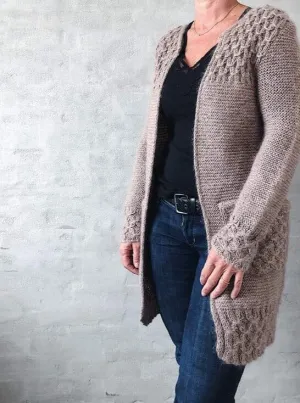 Beatrice cardigan by Önling, No 15   silk mohair knitting kit