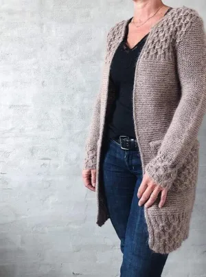 Beatrice cardigan by Önling, No 2   silk mohair knitting kit