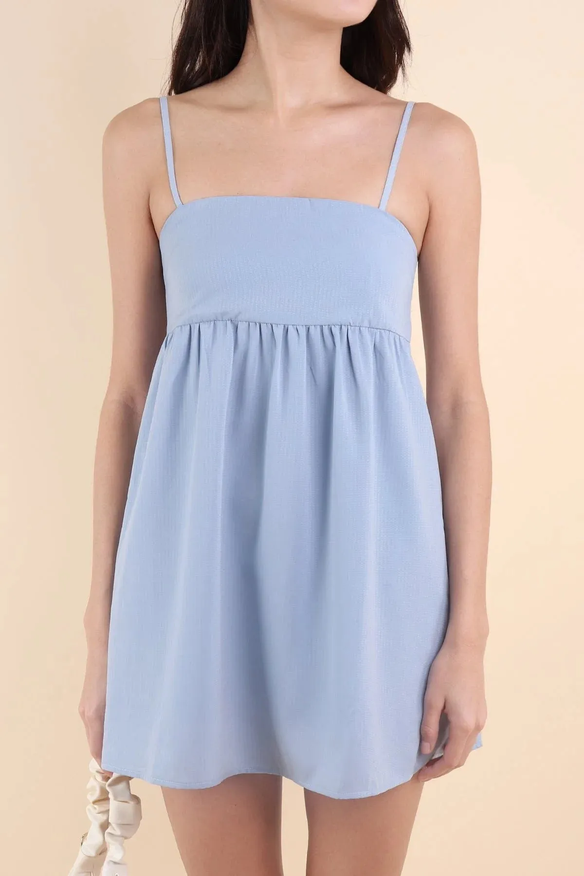 BELLUNA BABYDOLL DRESS IN BLUE