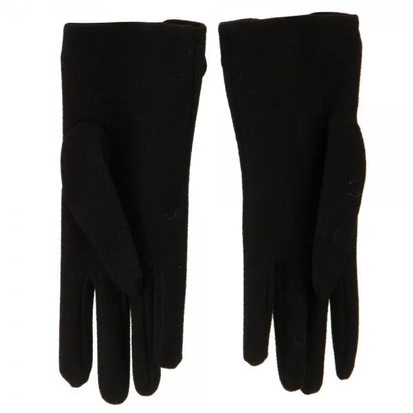 Black Gloves with Frog Fastener