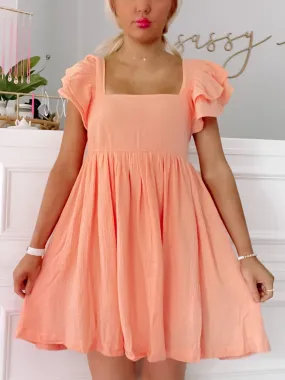 Blissfully Orange Dress