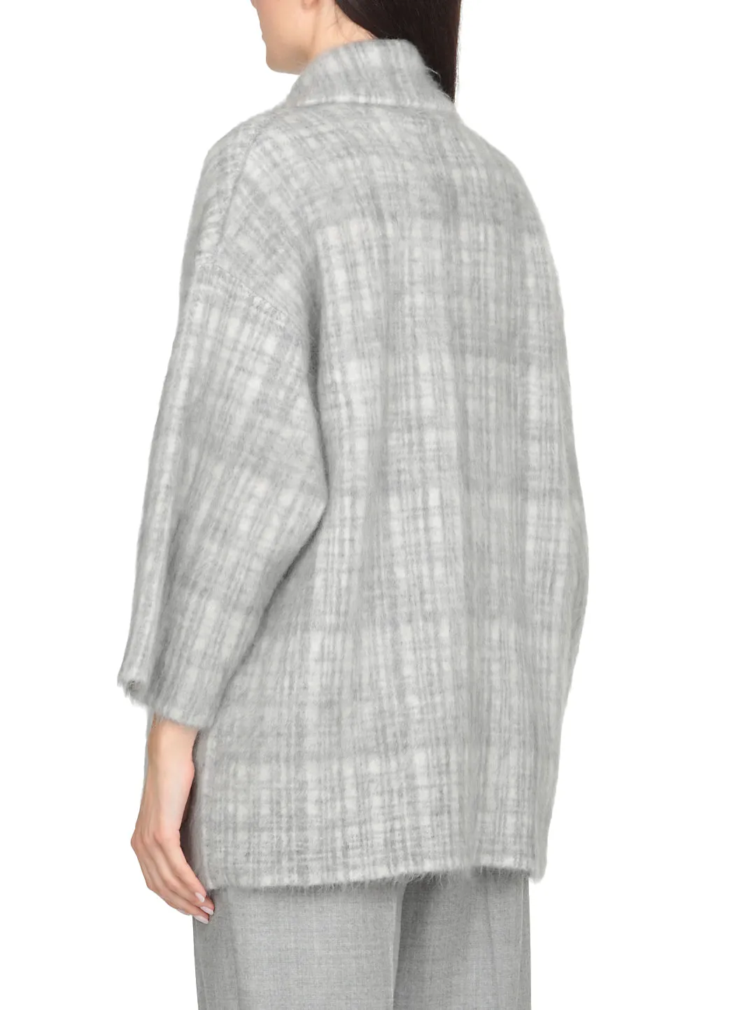 Brunello Cucinelli Checked Double-Breasted Coat