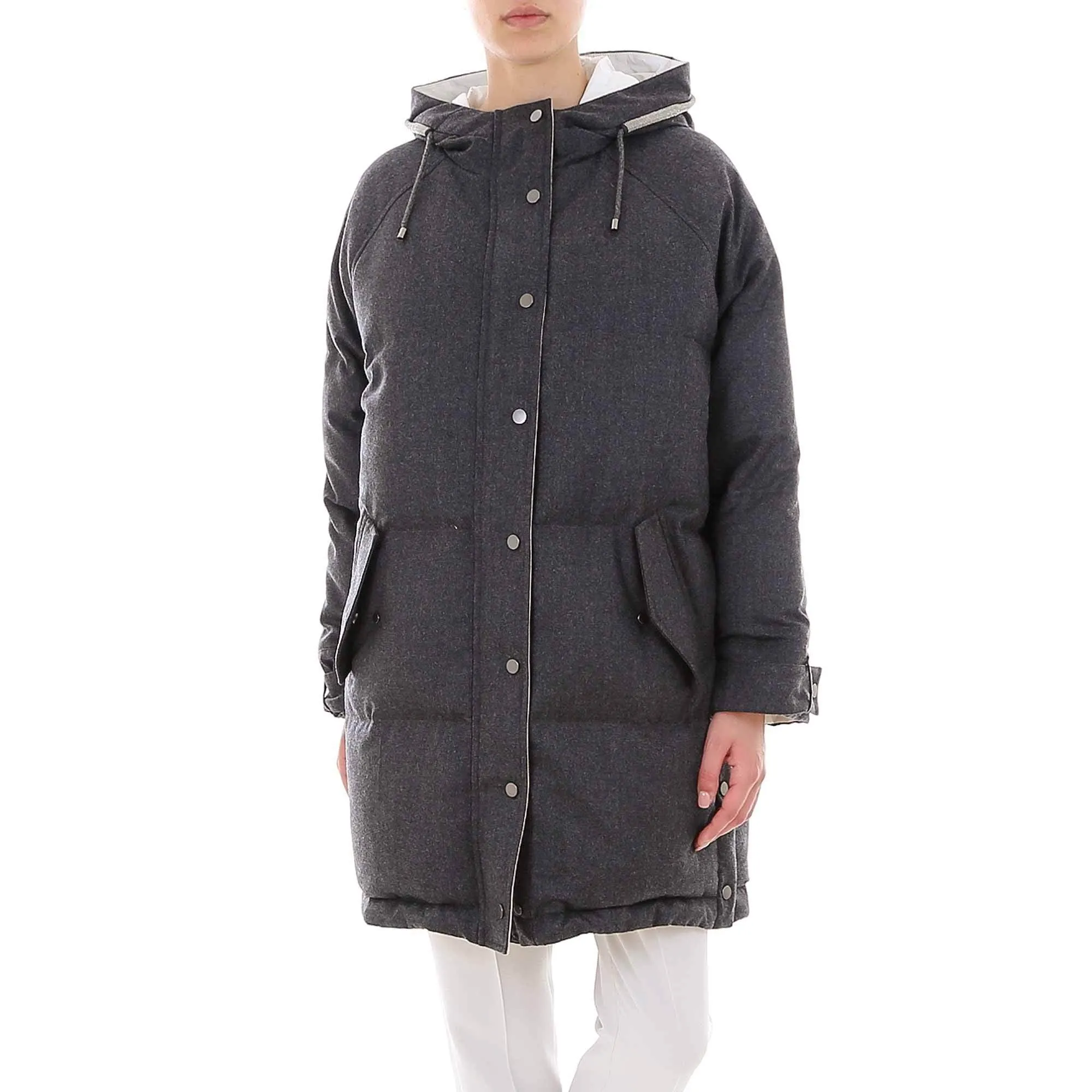 Brunello Cucinelli Padded Hooded Coat