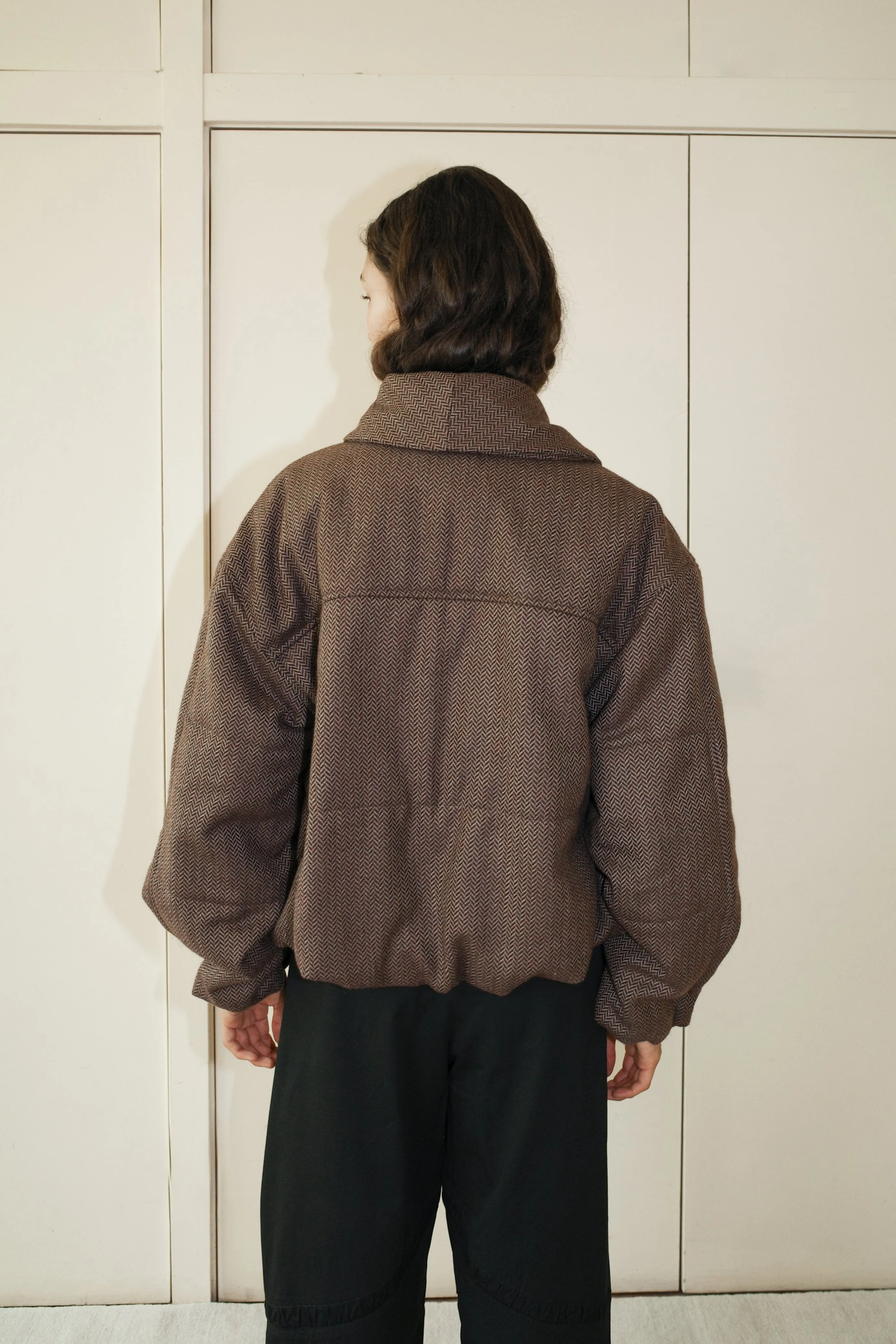 Bubble Coat - Herringbone