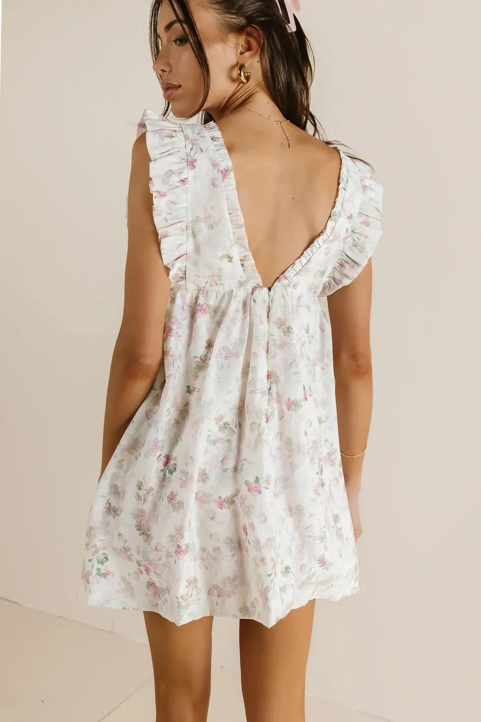 Cherry Blossom Babydoll Dress - FINAL SALE