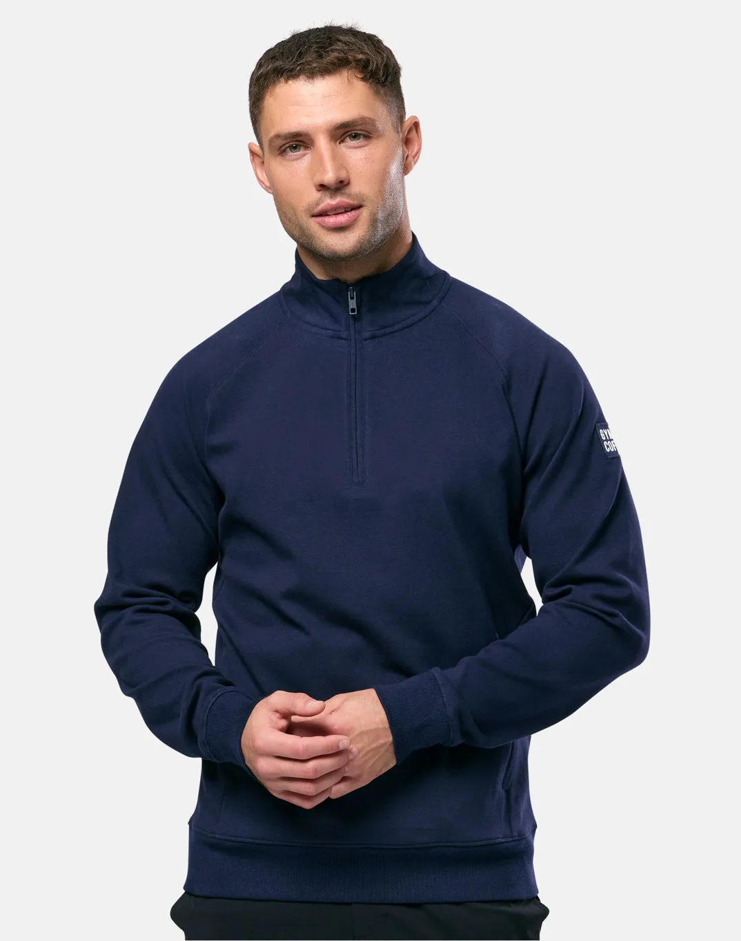 Chill Patch Half Zip in Royal Navy