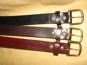 Classic Latigo Leather Belt