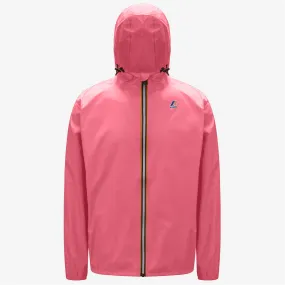 Claude - Unisex Packable Full Zip Waterproof  Rain Jacket in Pink