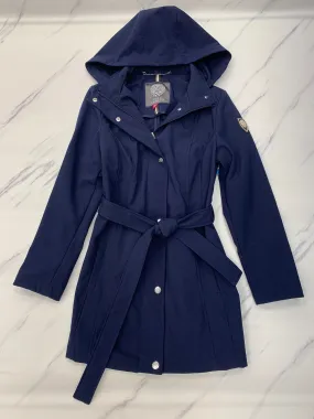 Coat Raincoat By Vince Camuto In Blue, Size: S