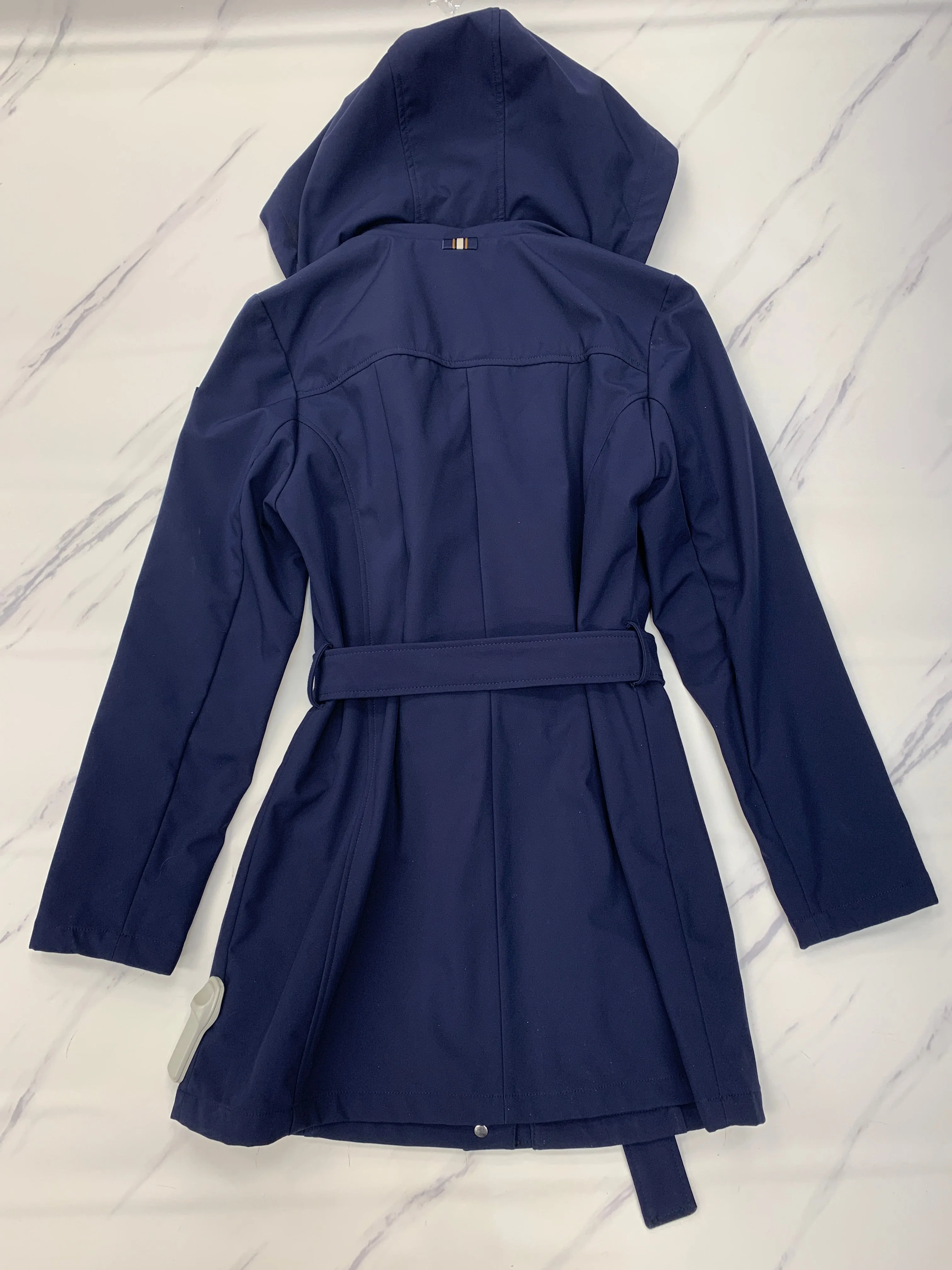 Coat Raincoat By Vince Camuto In Blue, Size: S