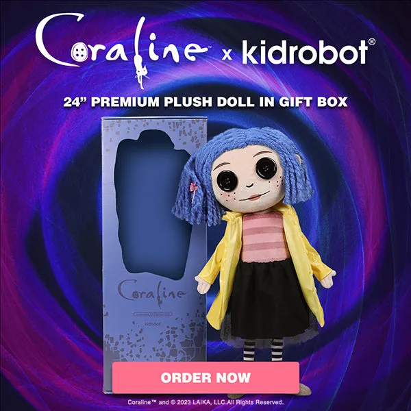 Coraline 24” Premium Plush Doll in Gift Box (PRE-ORDER)