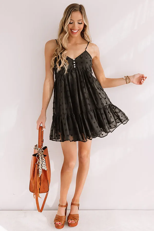 Craving Pina Coladas Shift Dress In Black