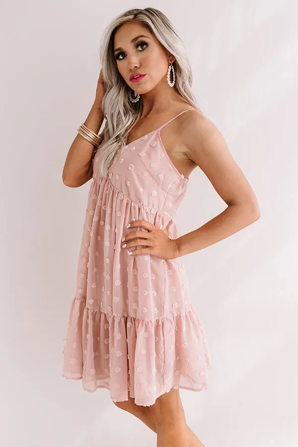 Craving Pina Coladas Shift Dress In Blush