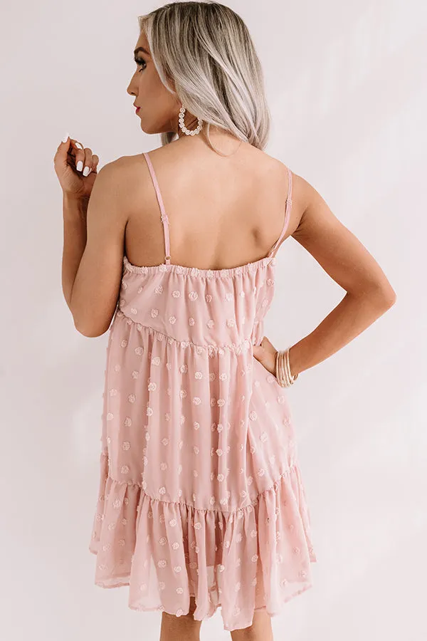 Craving Pina Coladas Shift Dress In Blush