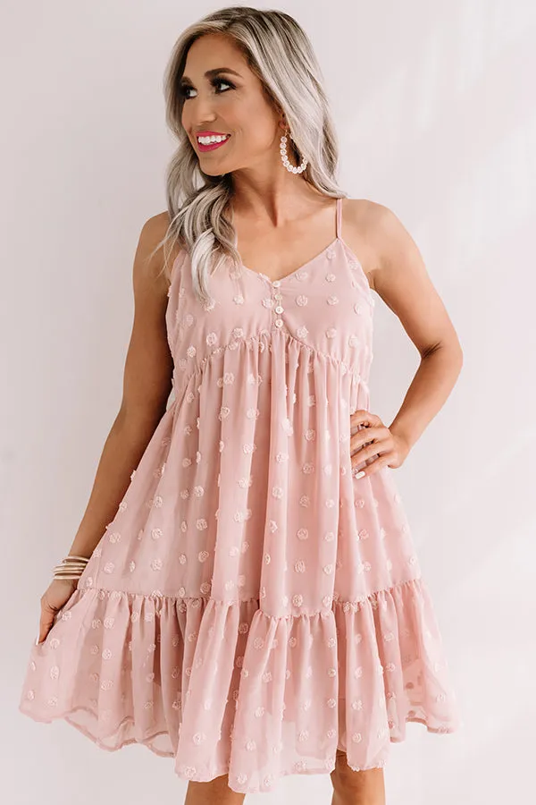 Craving Pina Coladas Shift Dress In Blush