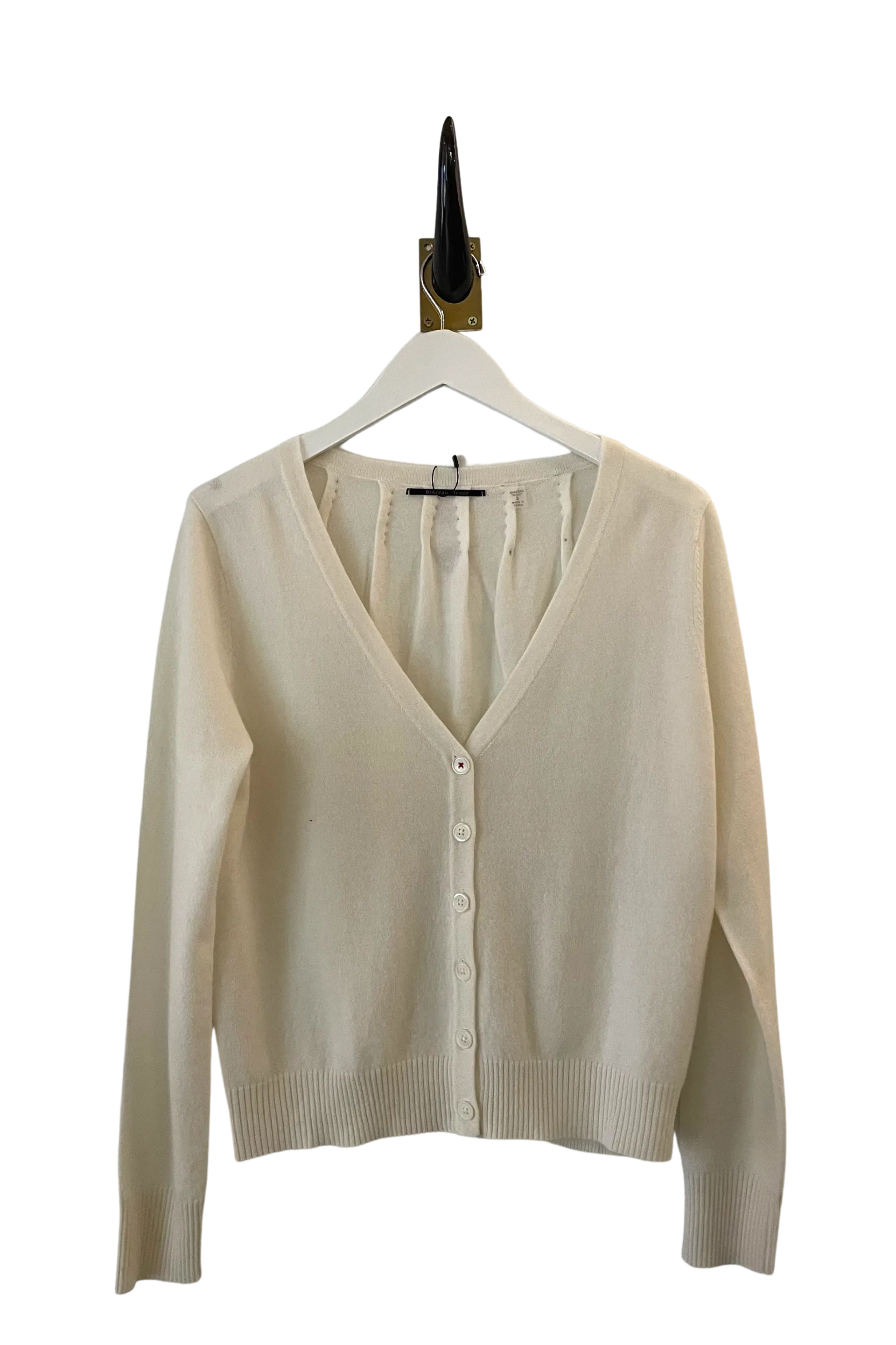 Creme Tuck Back Cardigan