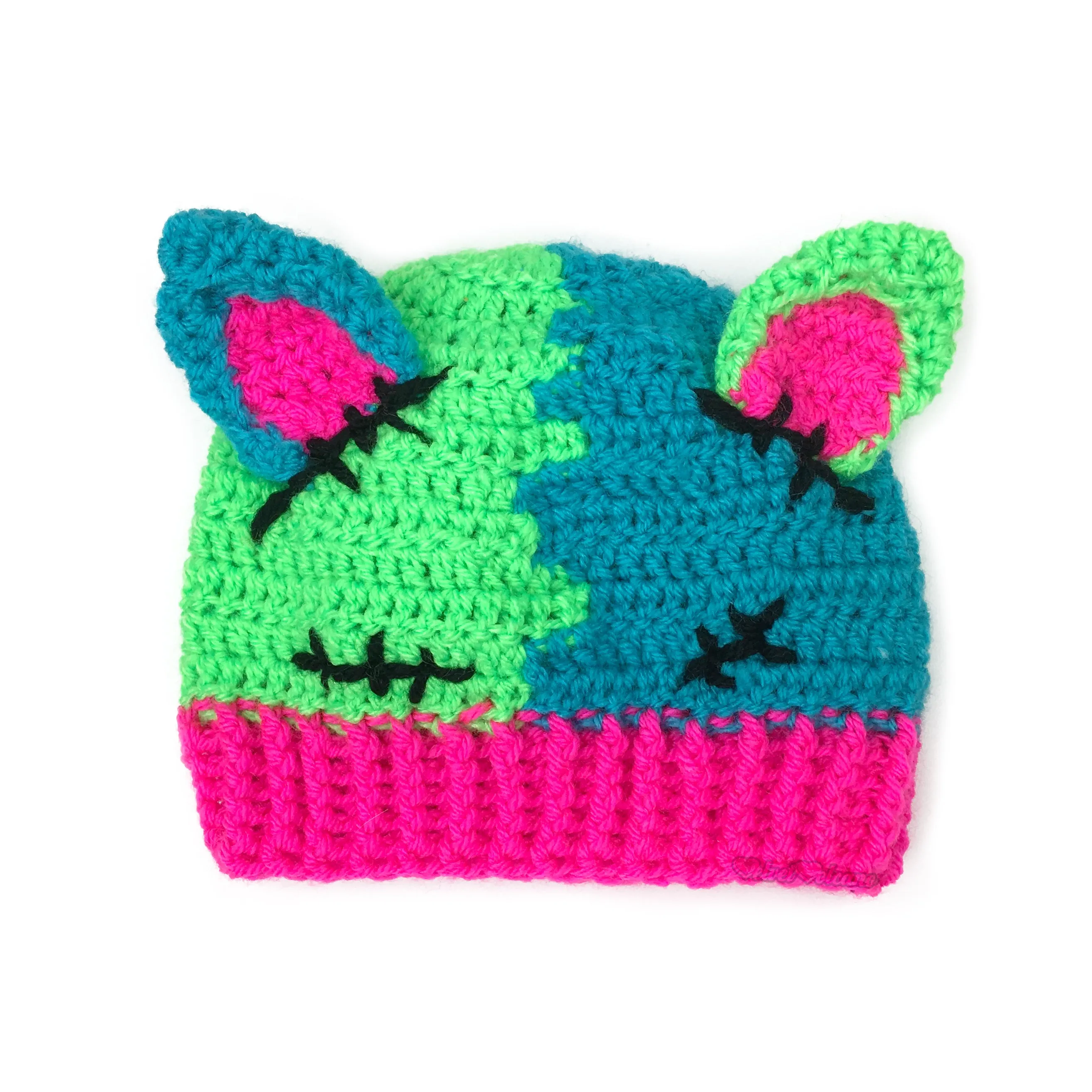 Custom Colour FrankenKitty Beanie