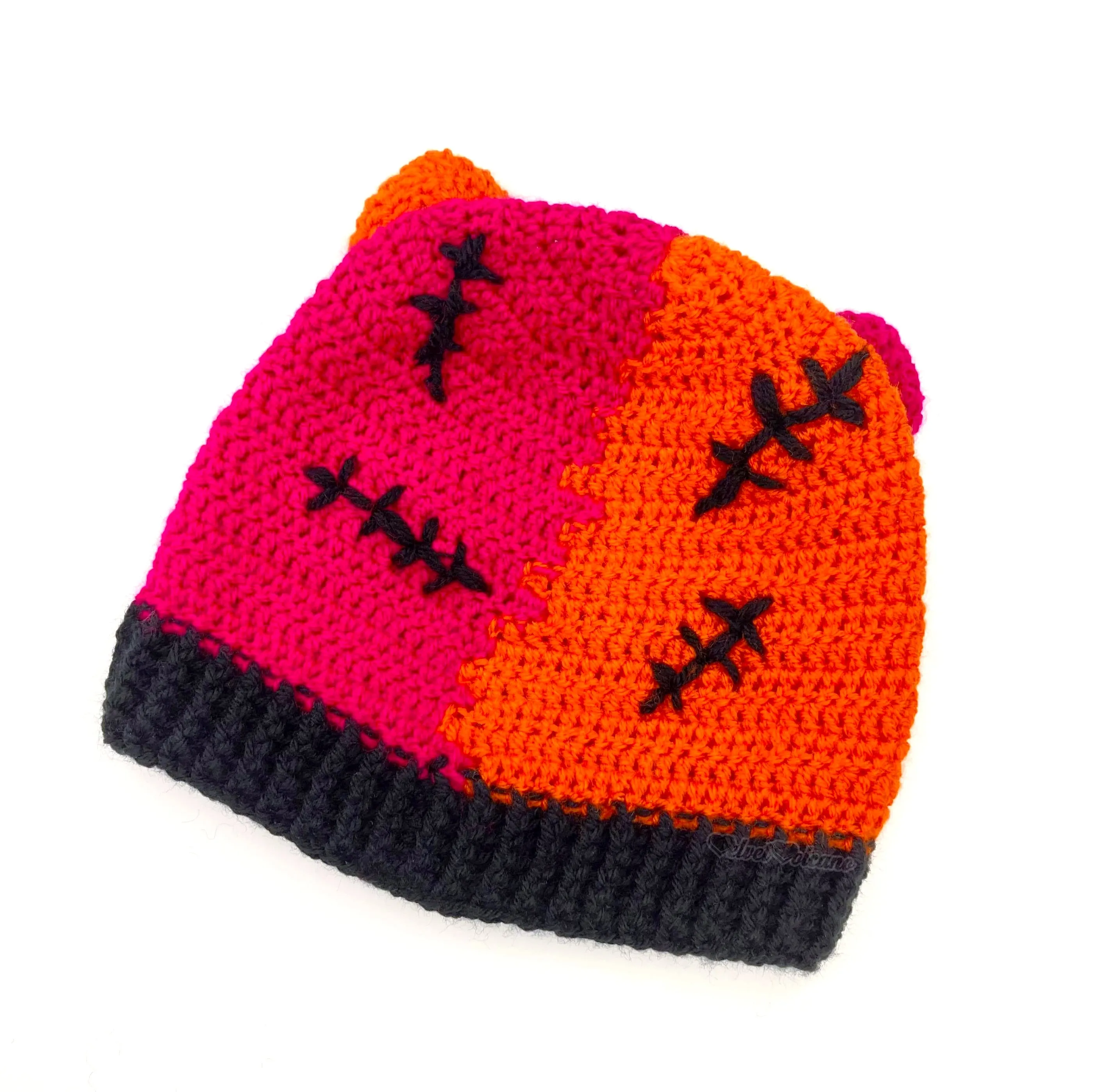 Custom Colour FrankenKitty Beanie