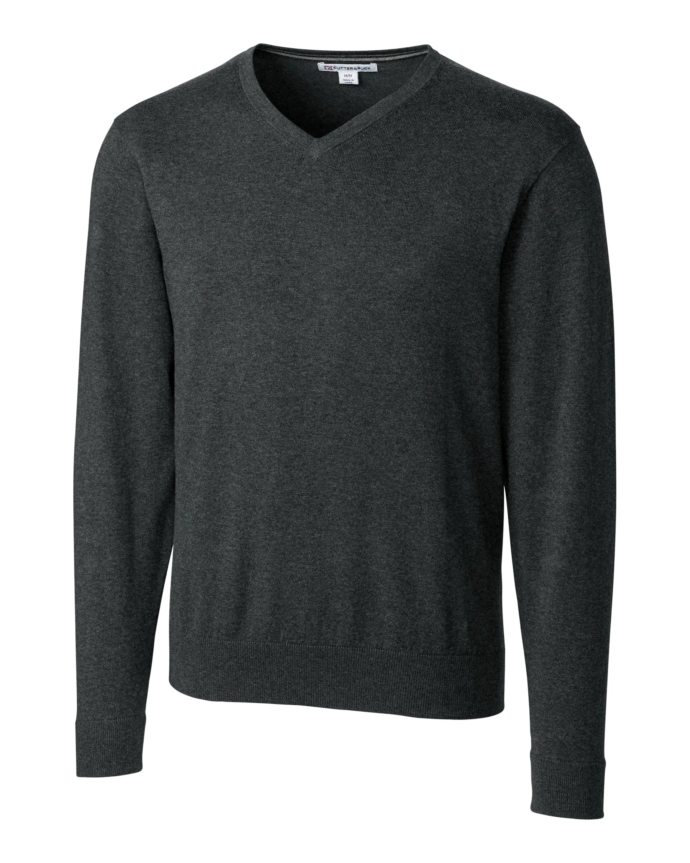 Cutter & Buck Lakemont Tri-Blend Mens Big and Tall V-Neck Pullover Sweater