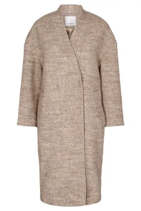 Dingo Wrap Coat 30020 | Camel | Jakke fra Co'couture