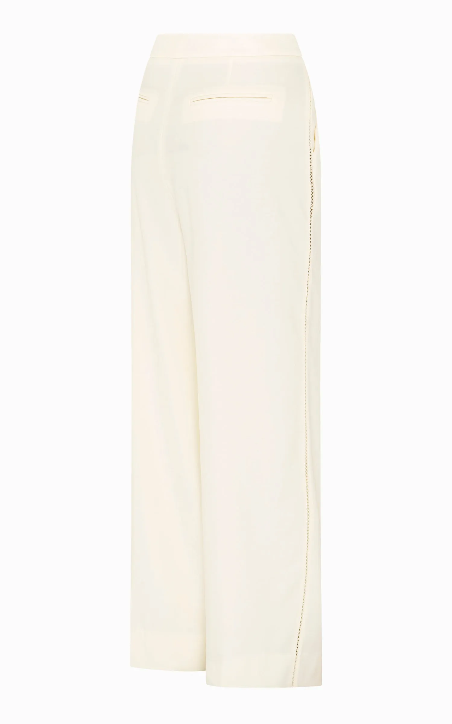 Diptych Spliced Wide Leg Pant | Ivory