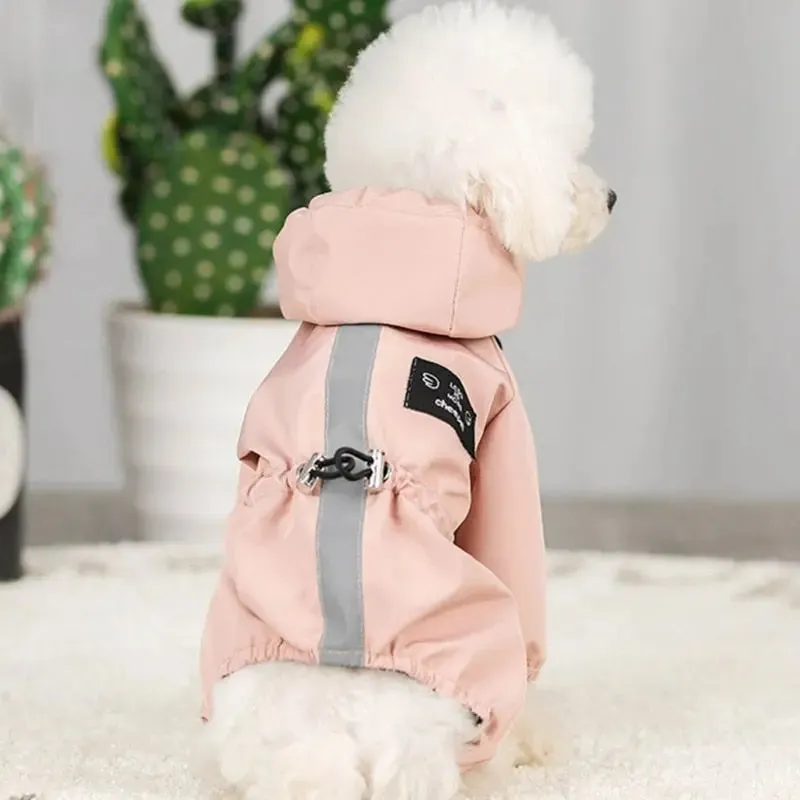 Dog Raincoat w/ Hood - Dog & Cat Apparel