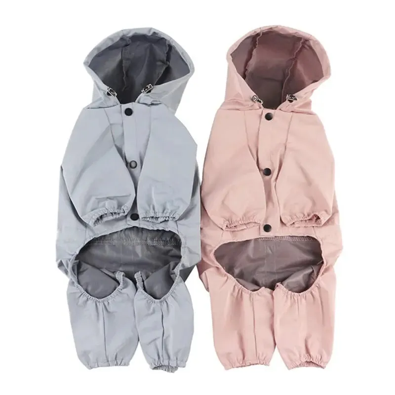 Dog Raincoat w/ Hood - Dog & Cat Apparel