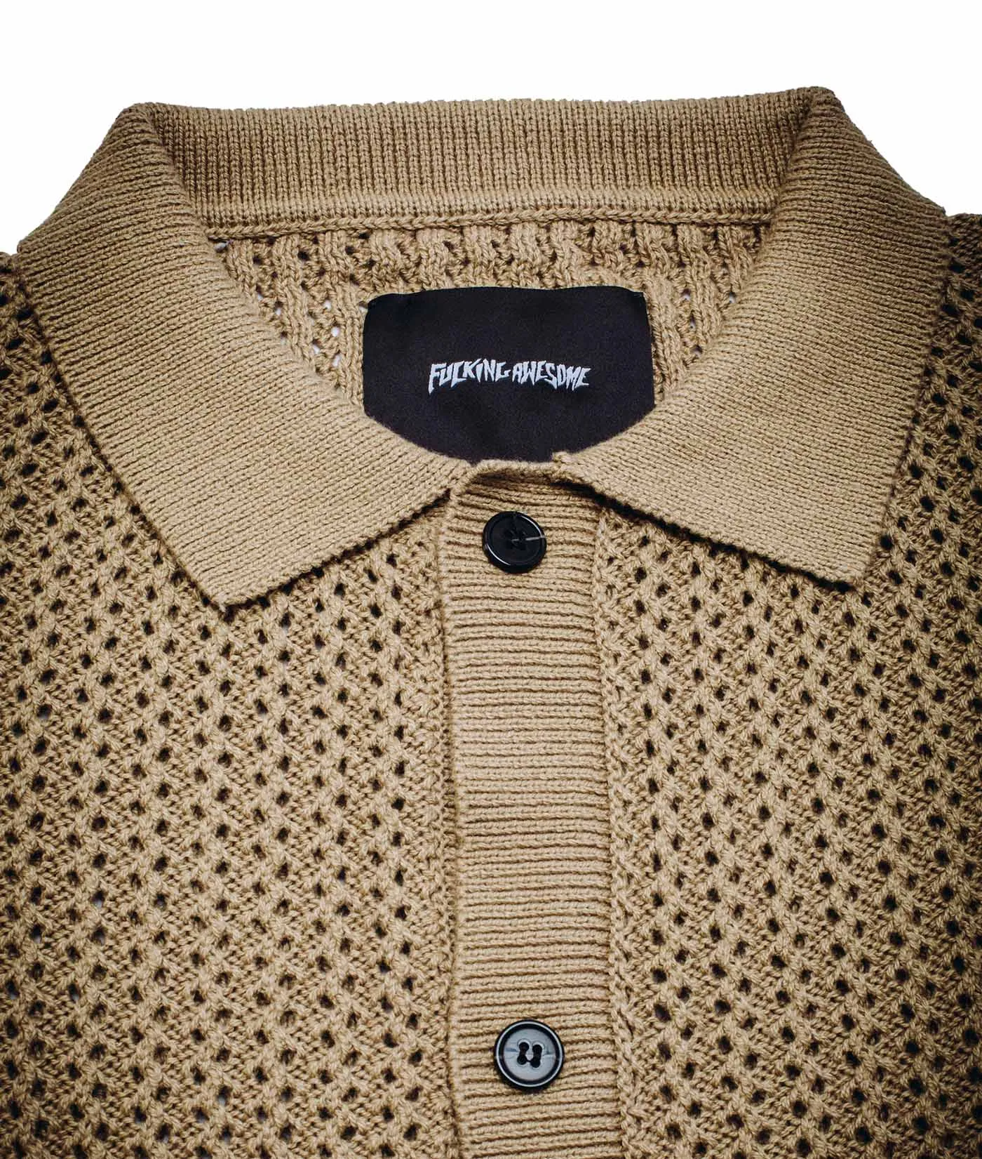 Encyclopedia Button Up Sweater - Brown