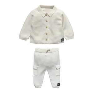 Fable & Bear - 2 Piece set, Collared Cardigan