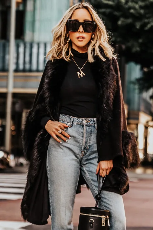 Faux Fur Cape