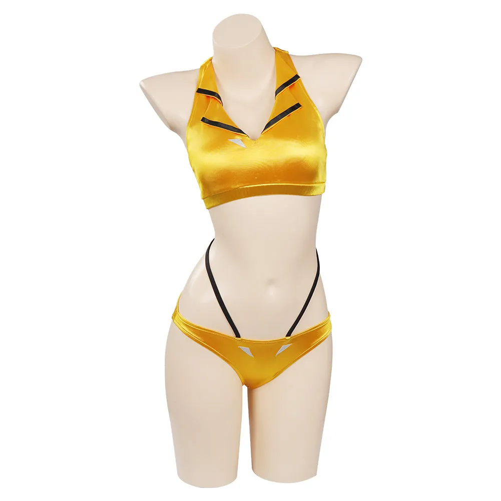 Faye Valentine Original Design Swimsuit Cosplay Costume-cossky®