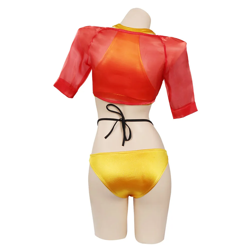 Faye Valentine Original Design Swimsuit Cosplay Costume-cossky®