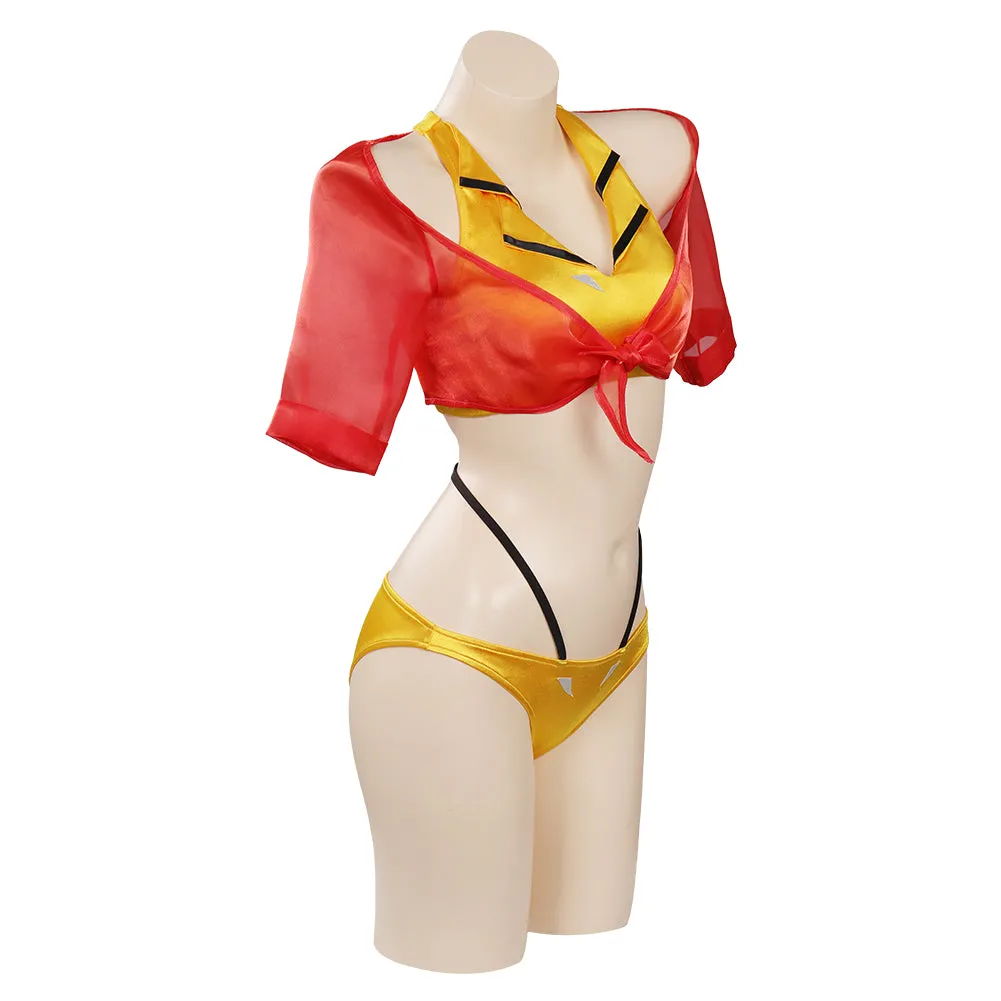 Faye Valentine Original Design Swimsuit Cosplay Costume-cossky®