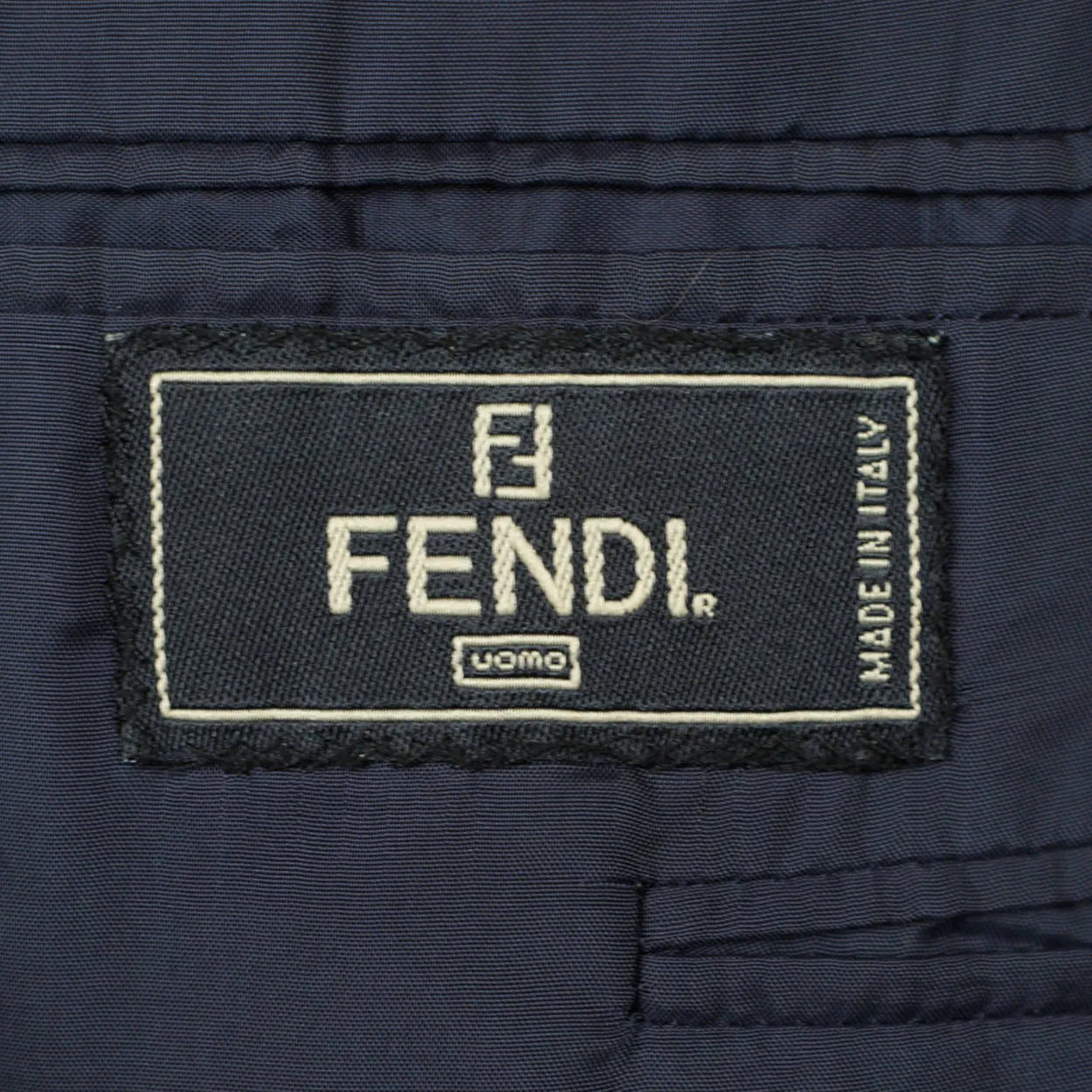 Fendi Loro Piana Pure Cashmere Jacket Navy Blue Blazer Size L 44 Made in Italy