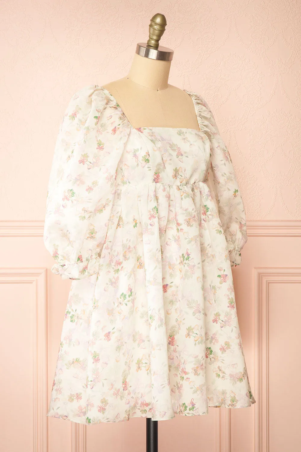 Fizelle | Short Floral Babydoll Dress