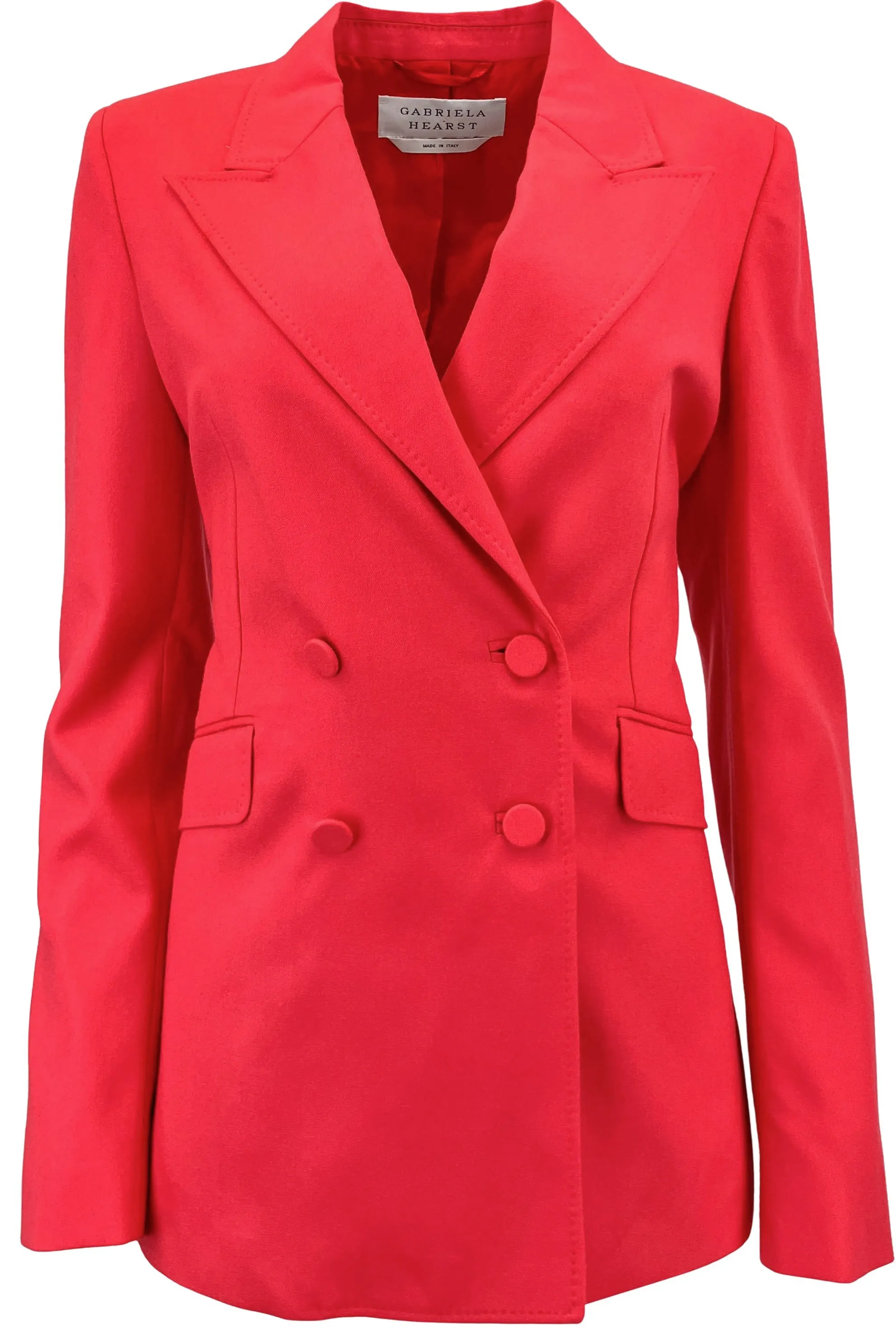 Gabriela Hearst Stephanie Blazer in Red Topaz