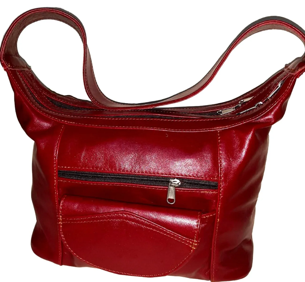 Gb7 leather bags with flap