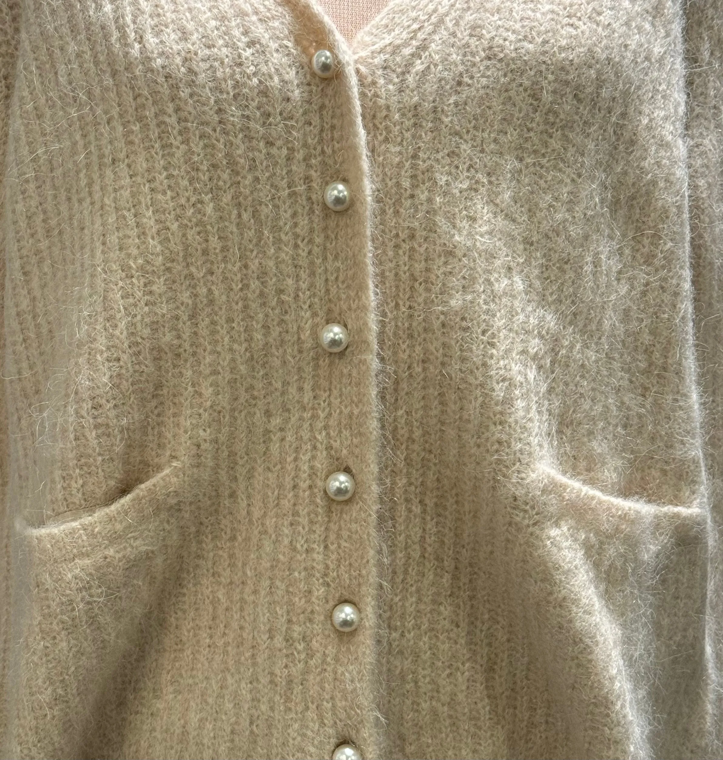 Goldy Alpaca Boy-Ish Cardigan