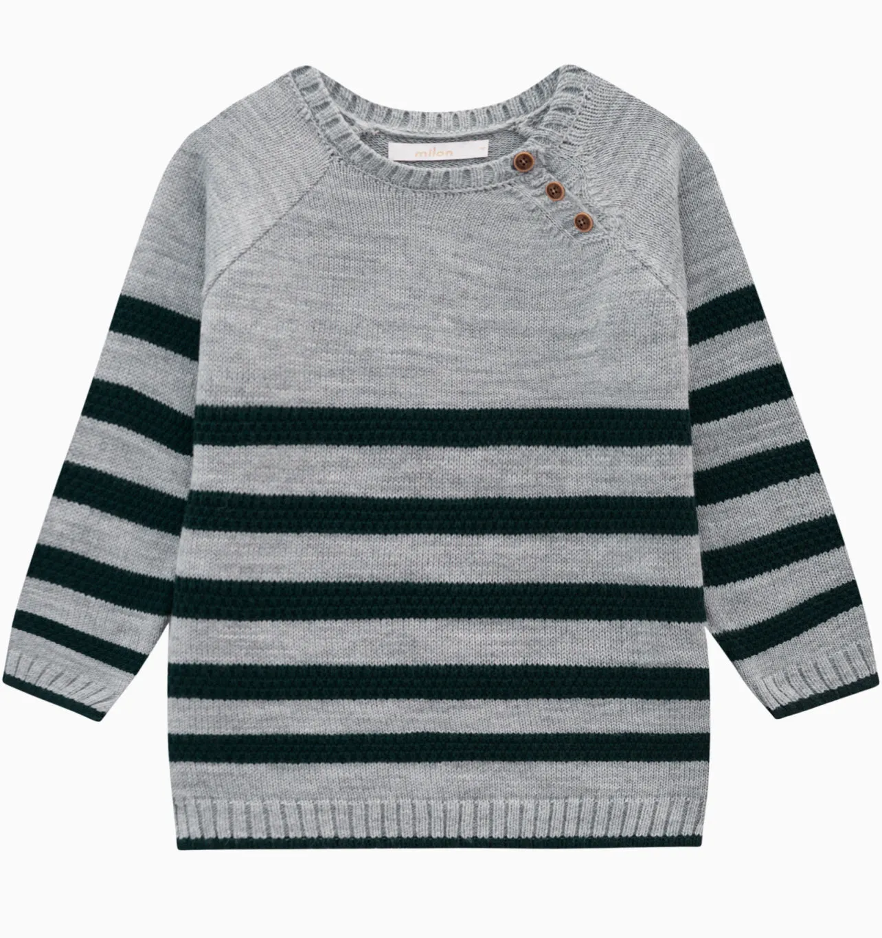 Gray and Navy stripe sweater