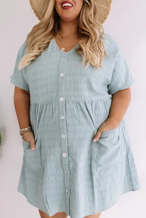 Grayton Beach Babydoll Tunic Dress in Island Paradise Curves