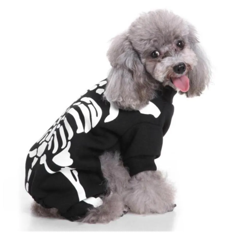 Halloween Pet Skeleton Sweater