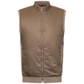 Holdridge Hybrid Full Zip Sweater Vest Toffee - AW24