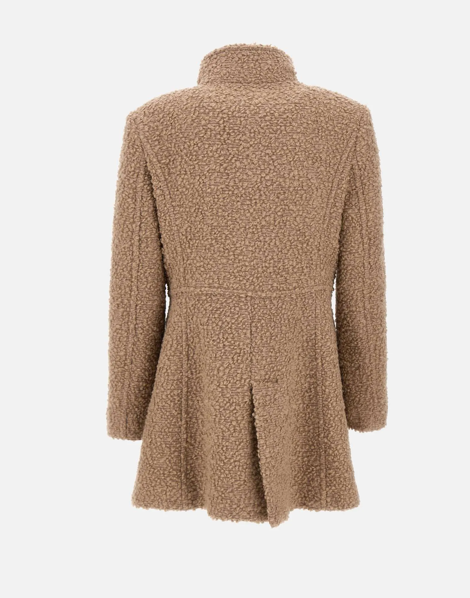 Intense Sand Wool Blend Coat